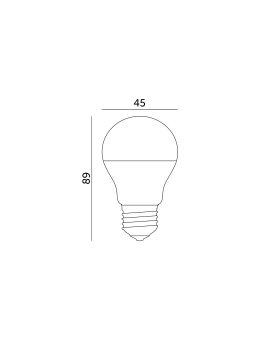 Żarówka LED MB 8,5W E27 6500K LED2B 001294