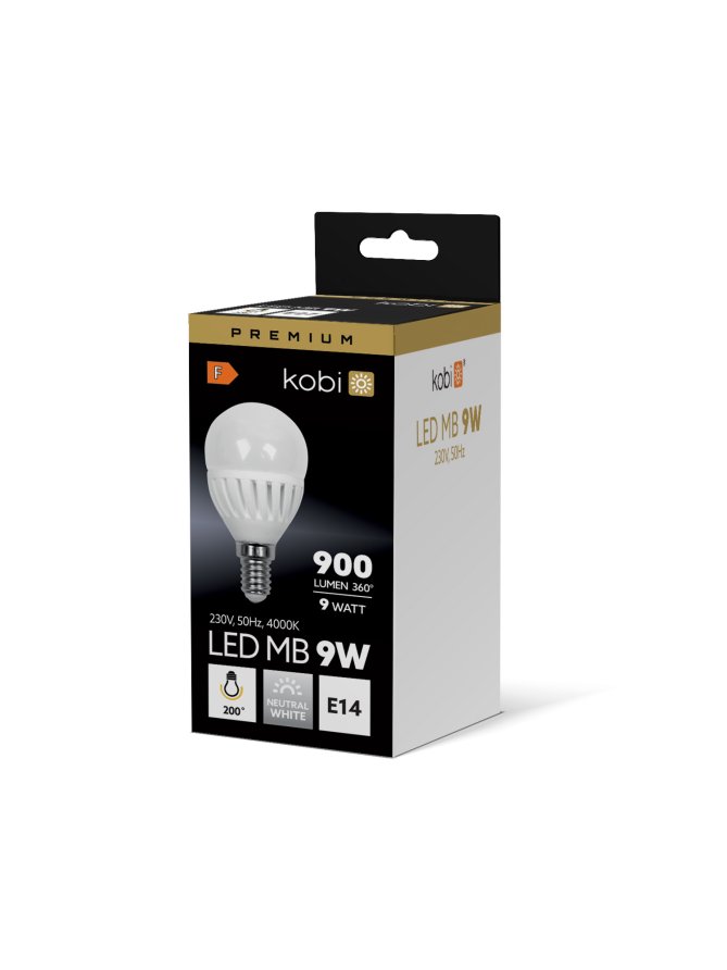 Żarówka LED MB 9W E14 4000K Kobi Premium 001332