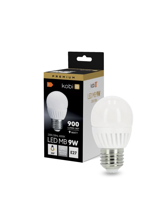 Żarówka LED MB 9W E27 4000K Kobi Premium 001341