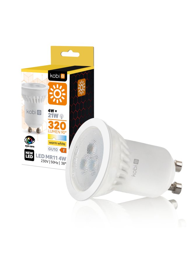 Żarówka LED MR11 4W GU10 3000K Kobi 001322