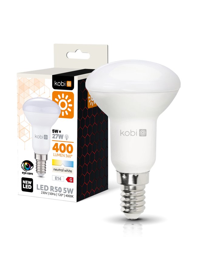 Żarówka LED R50 5W E14 4000K Kobi 001353