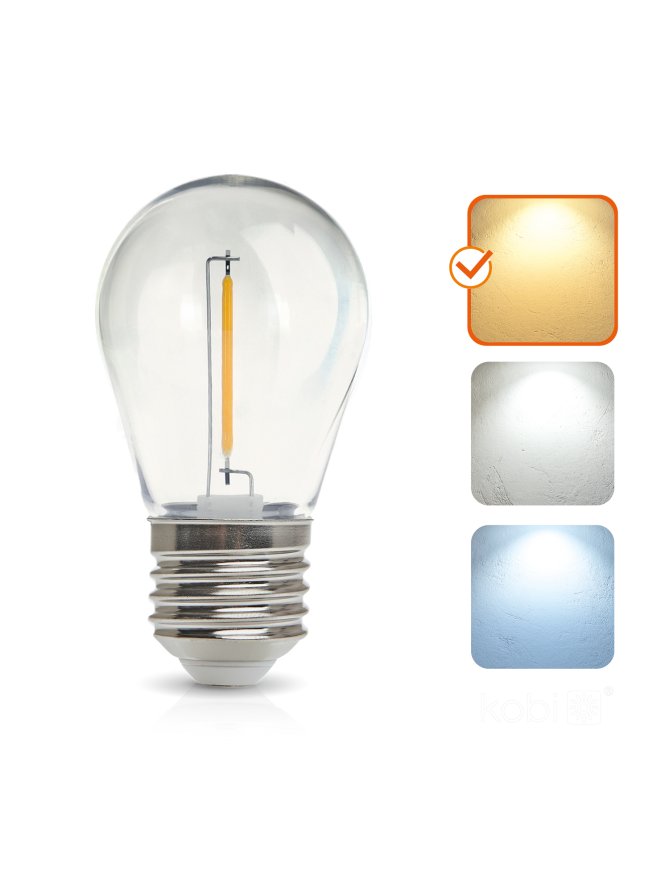 Żarówka LED S14 0,042W 24V E27 2700K LED2B 004525
