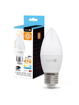 Żarówka LED SW 6W E27 6000K Kobi 001376