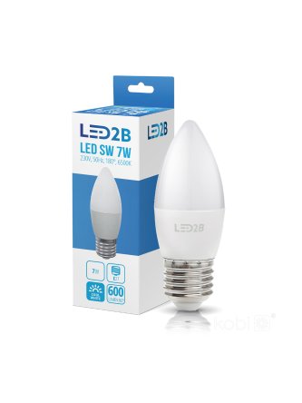 Żarówka LED SW 7W E27 6500K LED2B 001303