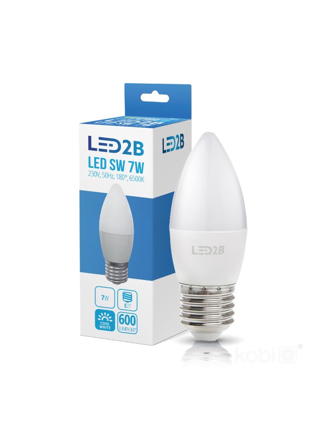 Żarówka LED SW 7W E27 6500K LED2B 001303