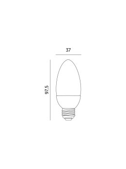 Żarówka LED SW 7W E27 6500K LED2B 001303