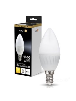Żarówka LED SW 8,5W E14 3000K Kobi Premium 004458