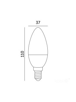 Żarówka LED SW 8,5W E14 4000K Kobi Premium 004459