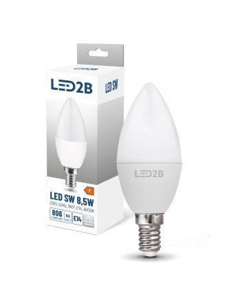 Żarówka LED SW 8,5W E14 4000K LED2B 001299