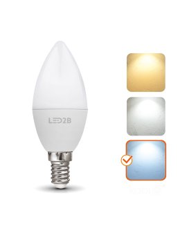 Żarówka LED SW 8,5W E14 6500K LED2B 001300
