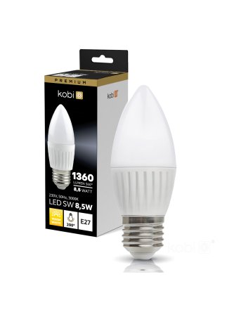 Żarówka LED SW 8,5W E27 3000K Kobi Premium 004464