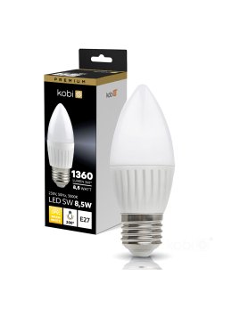 Żarówka LED SW 8,5W E27 3000K Kobi Premium 004464