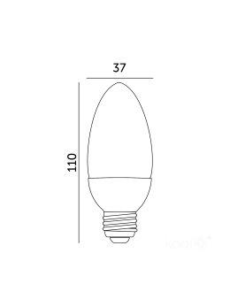 Żarówka LED SW 8,5W E27 3000K Kobi Premium 004464
