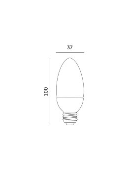 Żarówka LED SW 8,5W E27 3000K LED2B 001304
