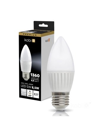 Żarówka LED SW 8,5W E27 4000K Kobi Premium 004465