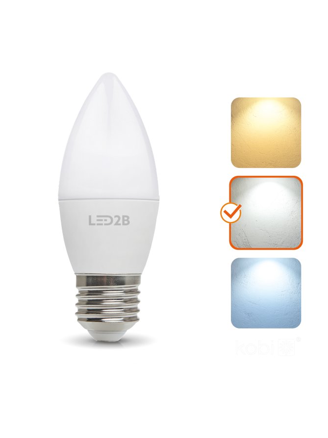 Żarówka LED SW 8,5W E27 4000K LED2B 001305