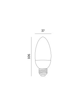 Żarówka LED SW 9W E27 3000K Kobi Premium 001377