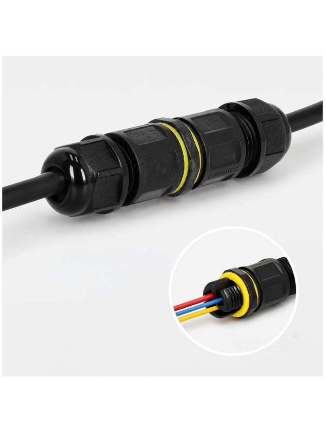 Konektor hermetyczny HERMELINK 3x0,5-1,5mm² 5-9mm IP68 Kobi 004999