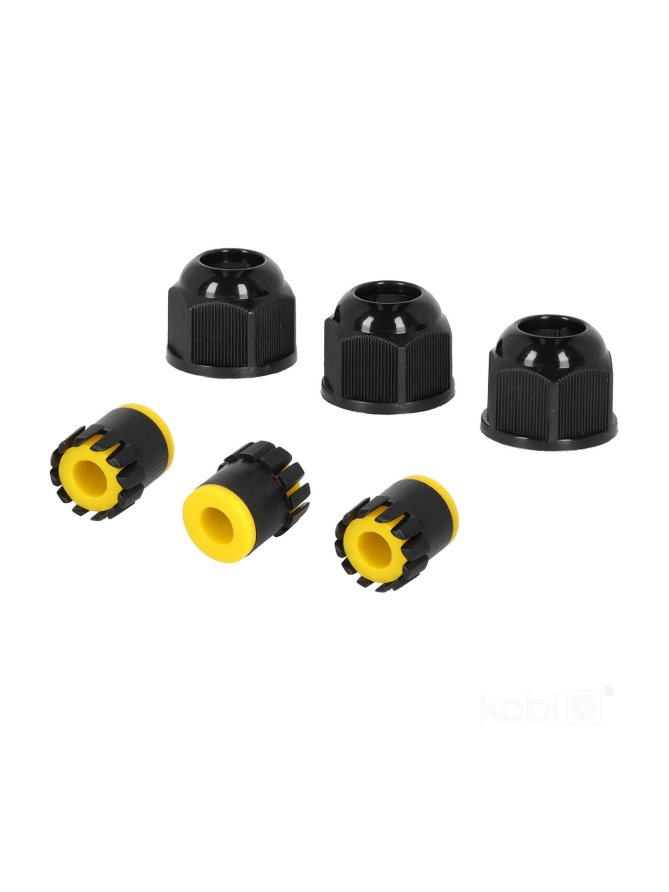 Konektor hermetyczny HERMELINKx3 3x0,5-2,5mm² 4-8mm IP68 Kobi 005003