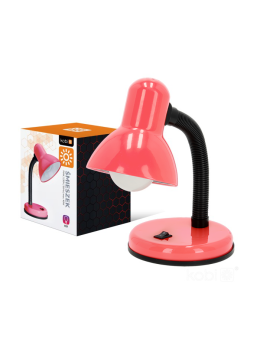 Lampa na biurko LED do nauki i pracy ŚMIESZEK 1xE27 różowa Kobi 001962