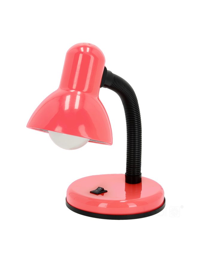 Lampa na biurko LED do nauki i pracy ŚMIESZEK 1xE27 różowa Kobi 001962