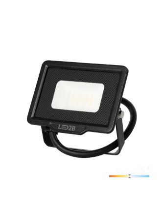 Naświetlacz LED halogen zewnętrzny MH 10W 4000K IP65 czarny LED2B 001643