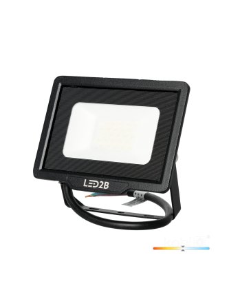 Naświetlacz LED halogen zewnętrzny MH 20W 4000K IP65 czarny LED2B 001648