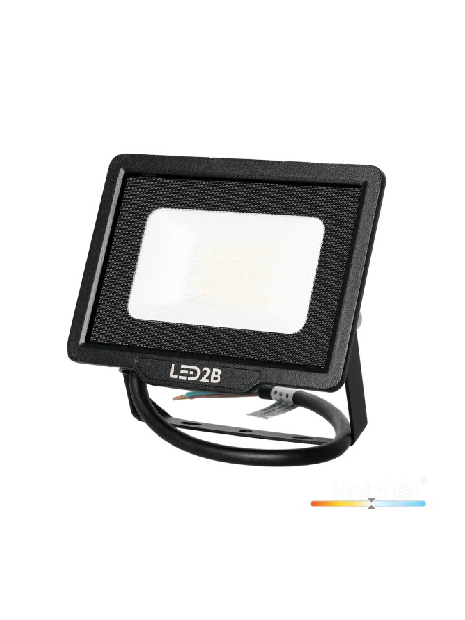 Naświetlacz LED halogen zewnętrzny MH 20W 4000K IP65 czarny LED2B 001648