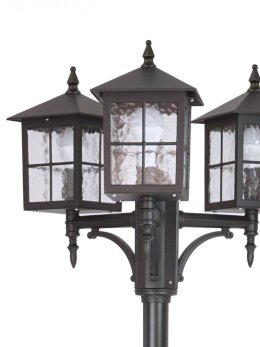 Latarnia ogrodowa z trzema kloszami WENECJA 3xE27 280cm | LEDco.pl