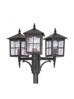 Latarnia ogrodowa z trzema kloszami WENECJA 3xE27 280cm | LEDco.pl