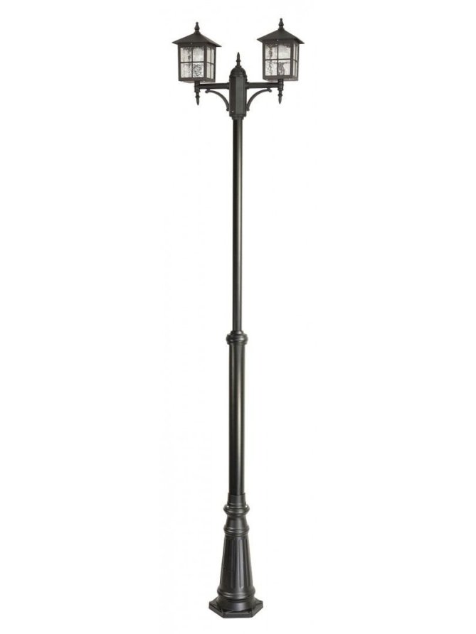 Kwadratowa latarnia ogrodowa WENECJA 2xE27 regulowana 180-280cm
