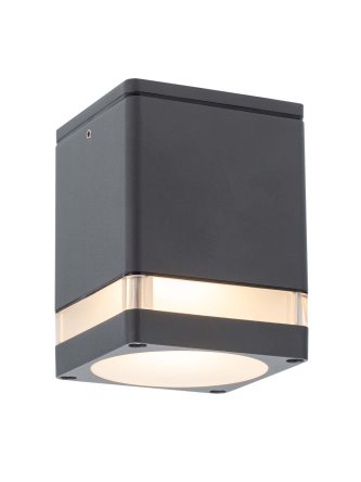 Lampa na sufit podbitkę natynkowa kwadrat TROMSO - LEDco.pl