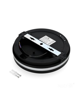 Plafon LED sufitowy NAIROS 12W CCT IP65 czarny Kobi Premium 001795 2