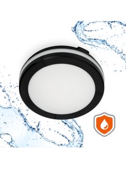 Plafon LED sufitowy NAIROS 12W CCT IP65 czarny Kobi Premium 001795