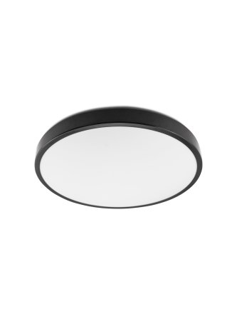 Plafon LED sufitowy ZOE 12W 4000K IP44 czarny Kobi Premium 001886