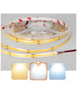 Taśma LED TRAMO 320 COB AMBIENT 5m 4000K 24V IP20 Kobi Premium 005046
