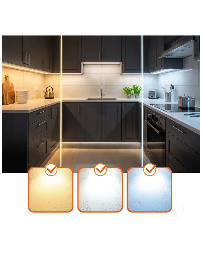 Taśma LED TRAMO 608 COB 5m 3CCT 24V IP20 Kobi Premium 005052