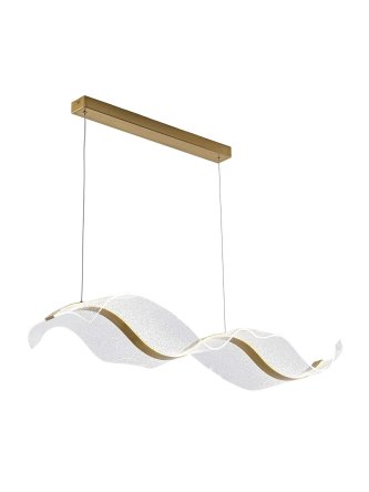Nowoczesna szklana lampa wisząca fala ONDA 40W - LEDco.pl