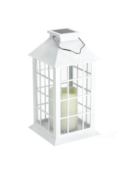 Lampion solarny ogrodowy CANDELIO LED 2700K biała LED2B 002233