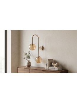 Elegancki kinkiet ścienny w kolorze beżowym K-5998 z serii SPARK