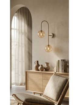 Elegancki kinkiet ścienny w kolorze beżowym K-5998 z serii SPARK