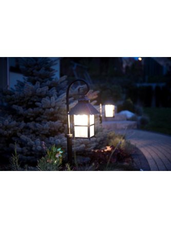 Lampa ogrodowa kinkiet CADIZ kinkiet ogrodowy retro czarny - LEDco.pl 2