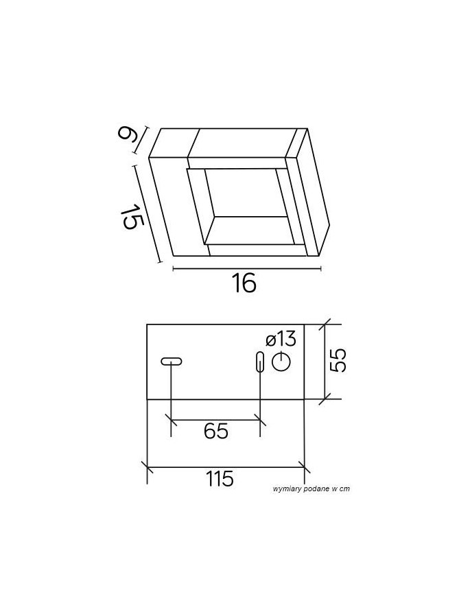 KINKIET FORM YB19504