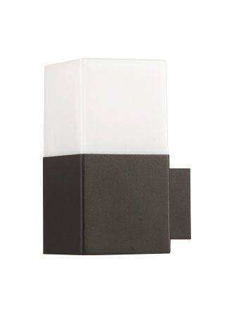 Kinkiet ogrodowy aluminiowy POLUX NEW YORK GLA505QU1GFSM 1xE27 do góry