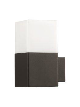 Kinkiet ogrodowy aluminiowy POLUX NEW YORK GLA505QU1GFSM 1xE27 do góry